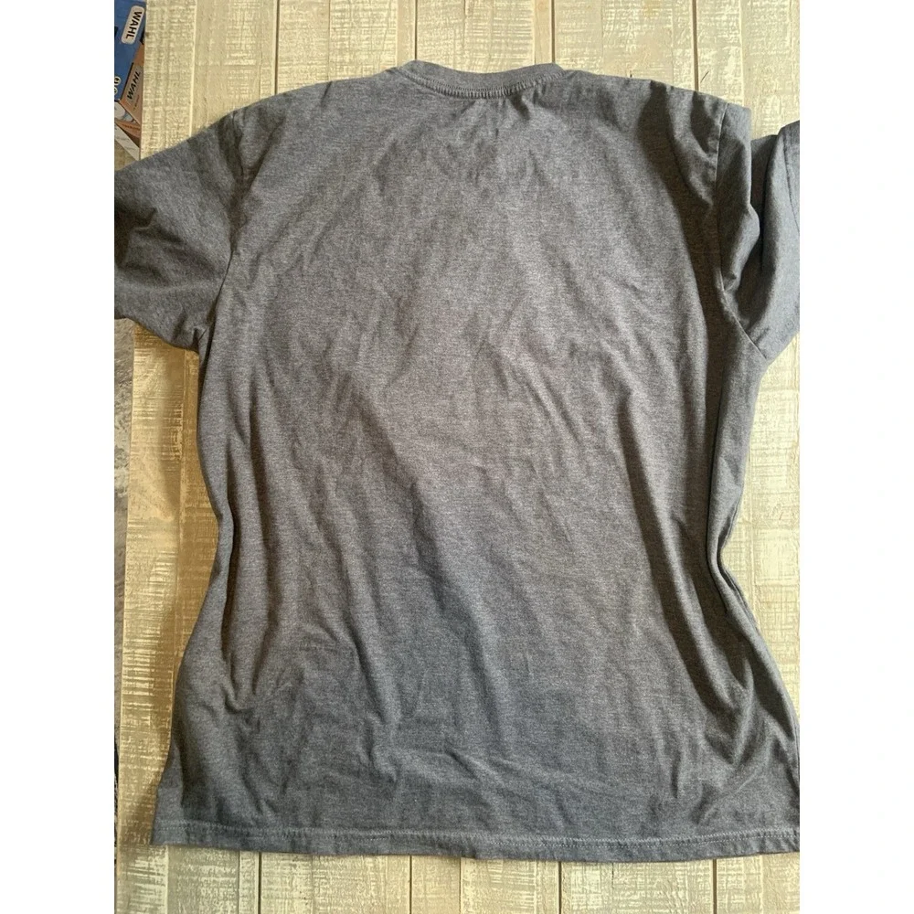 Adidas Golf T-Shirt Size 2XL Gray Polyester Cotton Tee‎ Short Sleeve